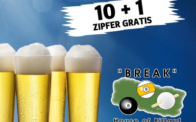 Zipfer Aktion im Break!