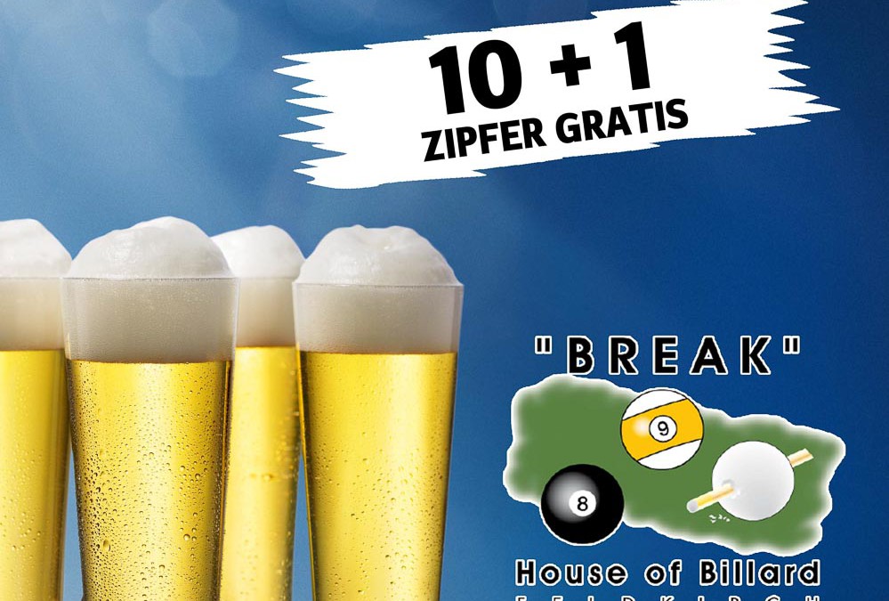 Zipfer Aktion im Break!
